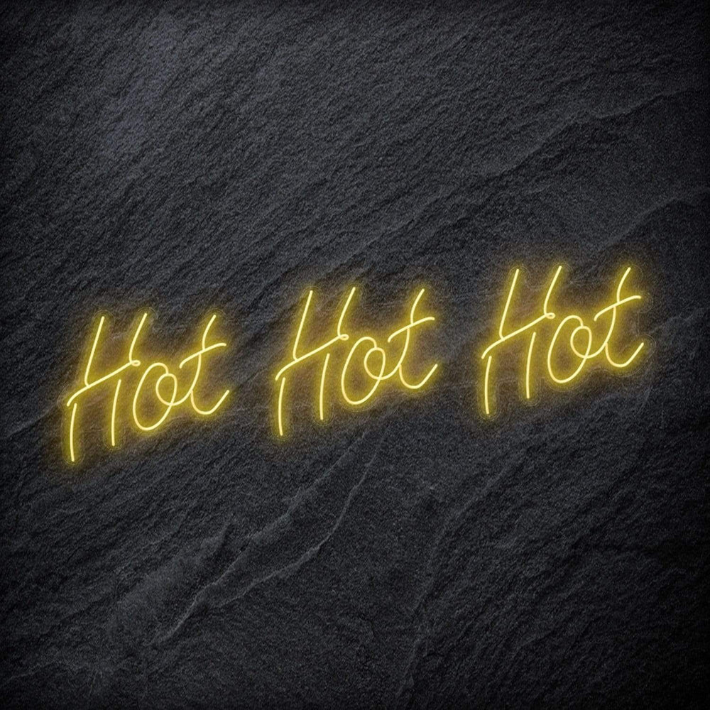 "Hot Hot Hot" Neon Schriftzug - NEONEVERGLOW