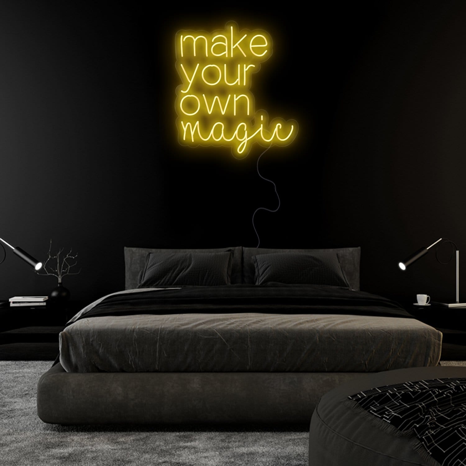"Make Your Own Magic" LED Neon Sign Schriftzug - NEONEVERGLOW