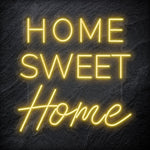 "Home Sweet Home" LED Neonschild Sign Schriftzug - NEONEVERGLOW