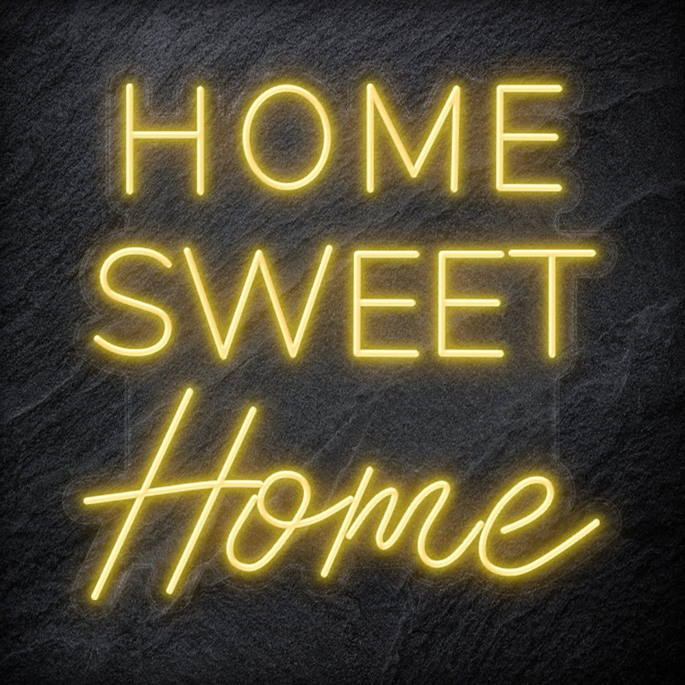 "Home Sweet Home" Neonschild Sign Schriftzug - NEONEVERGLOW