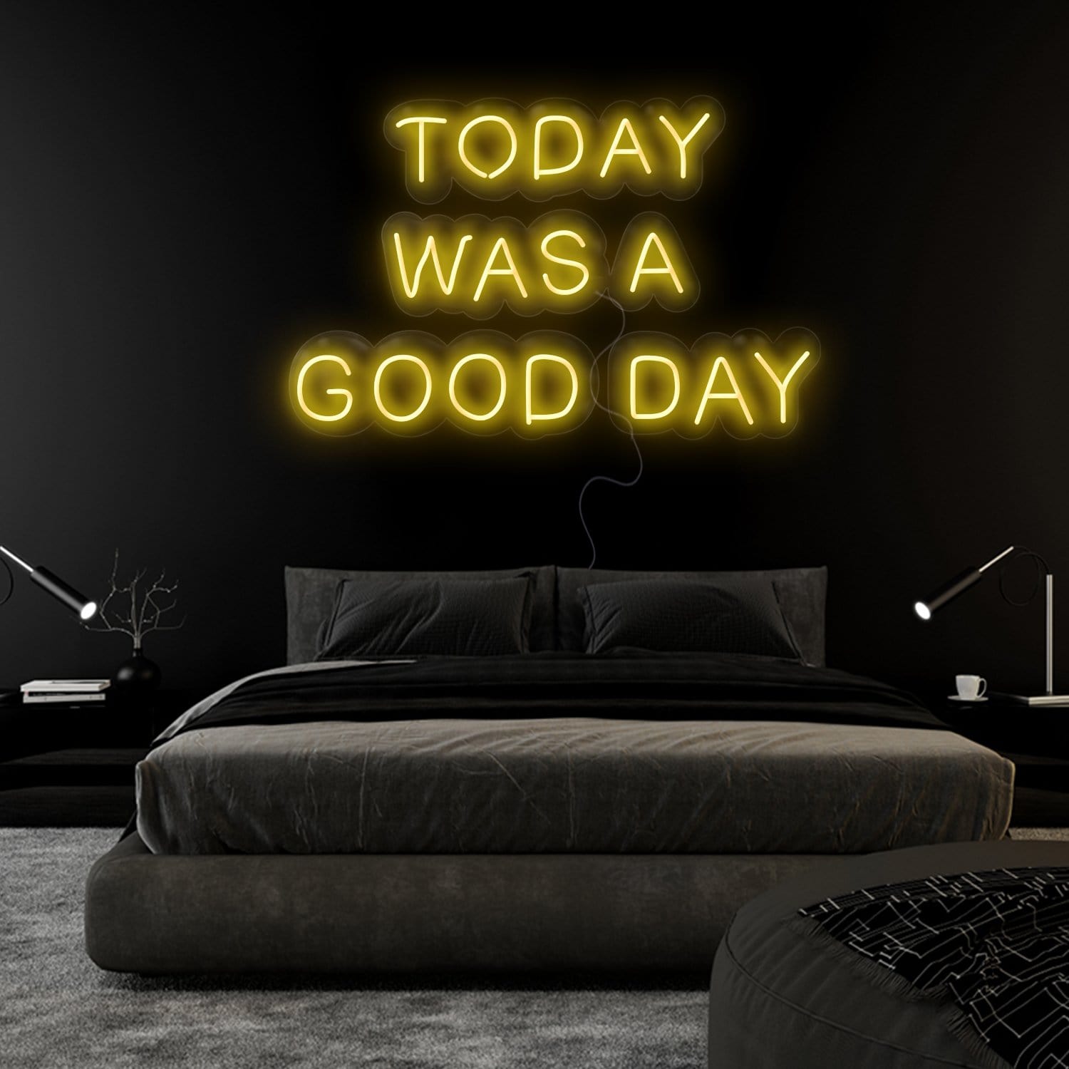 "Today Was A Good Day" LED Neonschild Sign Schriftzug - NEONEVERGLOW