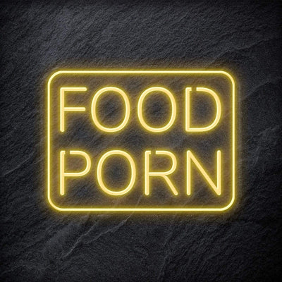 "Food Porn" Neonschild - NEONEVERGLOW
