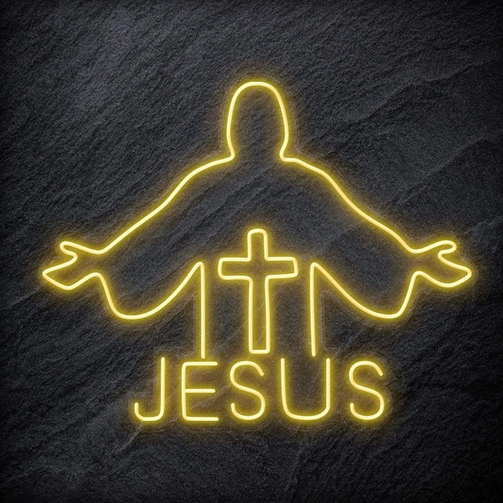 " Jesus " Neonschild Schriftzug Sign - NEONEVERGLOW