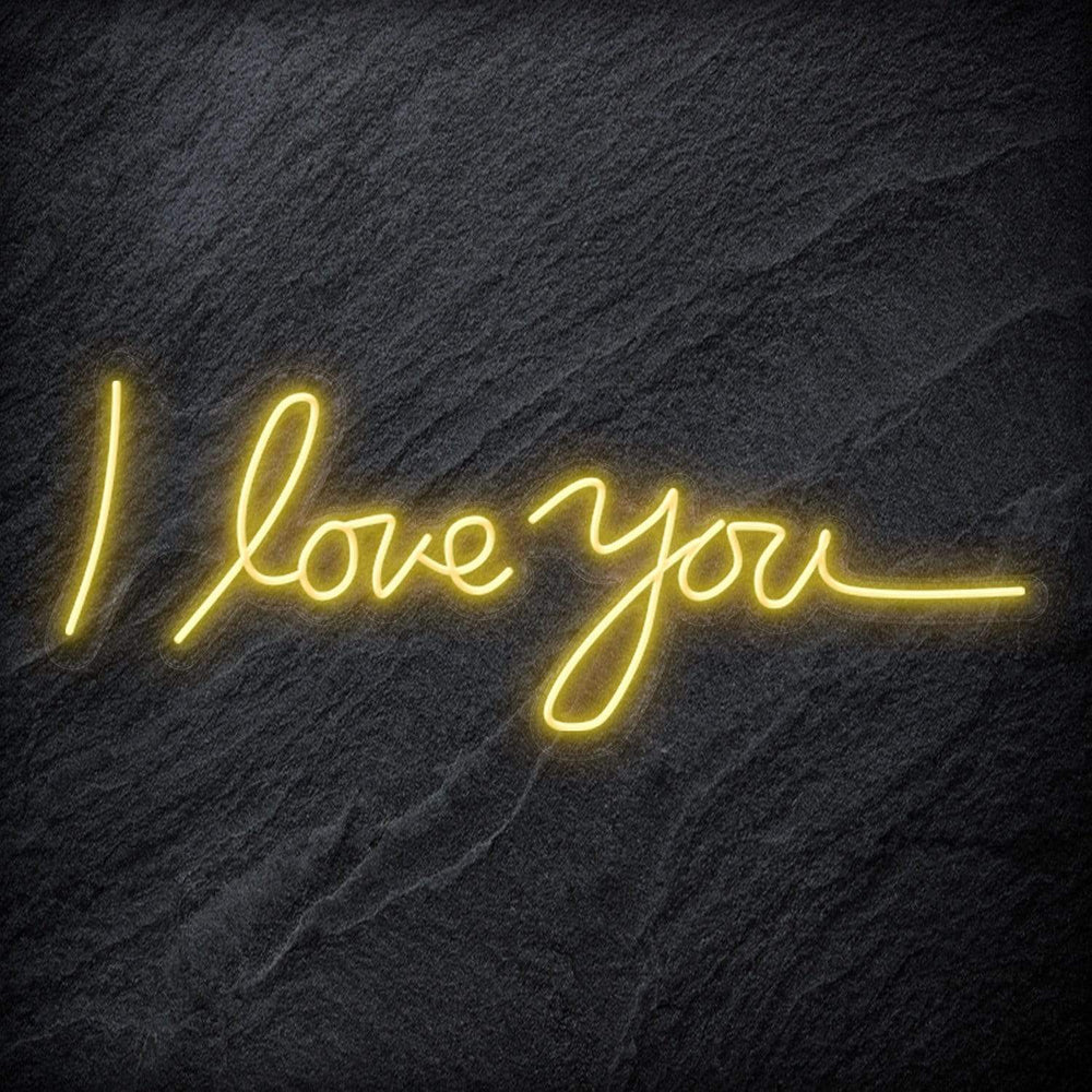 "I Love You" Neon Schriftzug Sign - NEONEVERGLOW