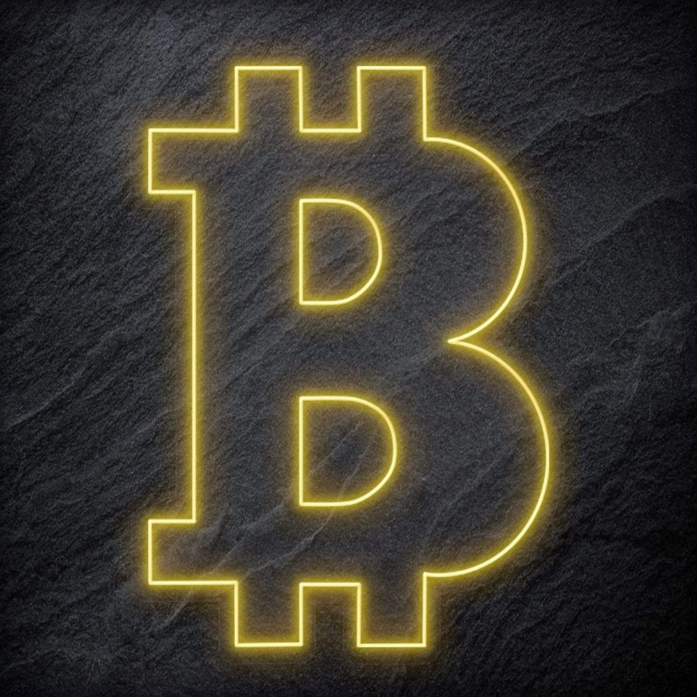 "Bitcoin" Neonschild - NEONEVERGLOW