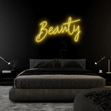 "Beauty" LED Neon Sign Schriftzug - NEONEVERGLOW