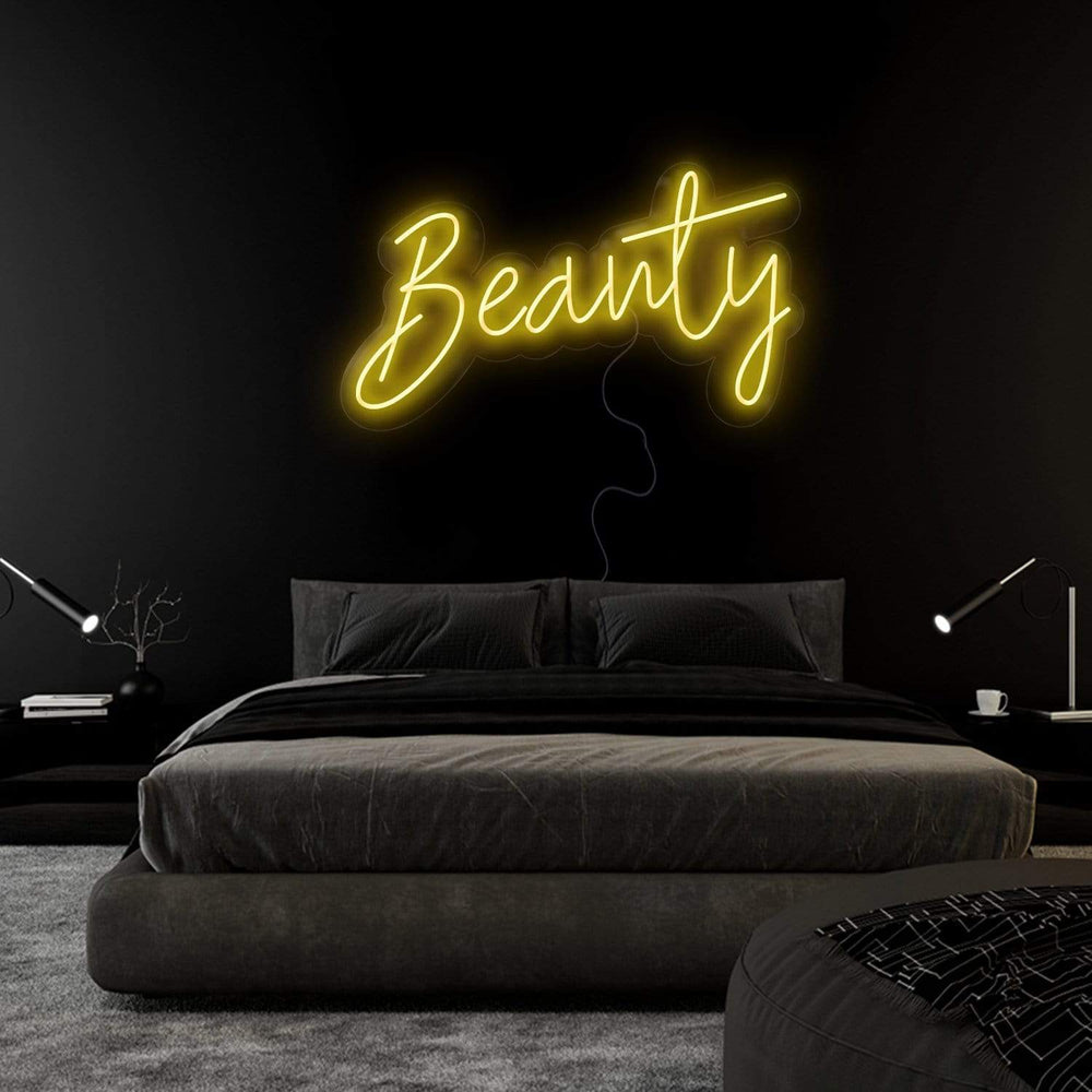 "Beauty" Neon Sign Schriftzug - NEONEVERGLOW