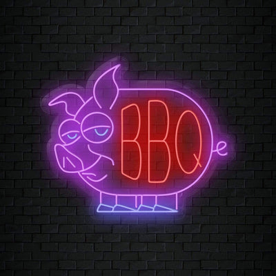 "BBQ" Neonschild Sign Schriftzug - NEONEVERGLOW