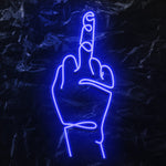 " Finger" LED Neonschild - NEONEVERGLOW