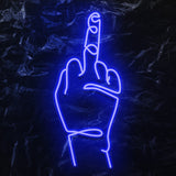 " Finger" LED Neonschild - NEONEVERGLOW