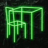 " Stuhl" LED Neonschild - NEONEVERGLOW