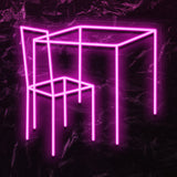 " Stuhl" LED Neonschild - NEONEVERGLOW