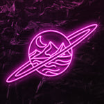 " Welt" LED Neonschild - NEONEVERGLOW