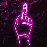 " Finger" LED Neonschild - NEONEVERGLOW