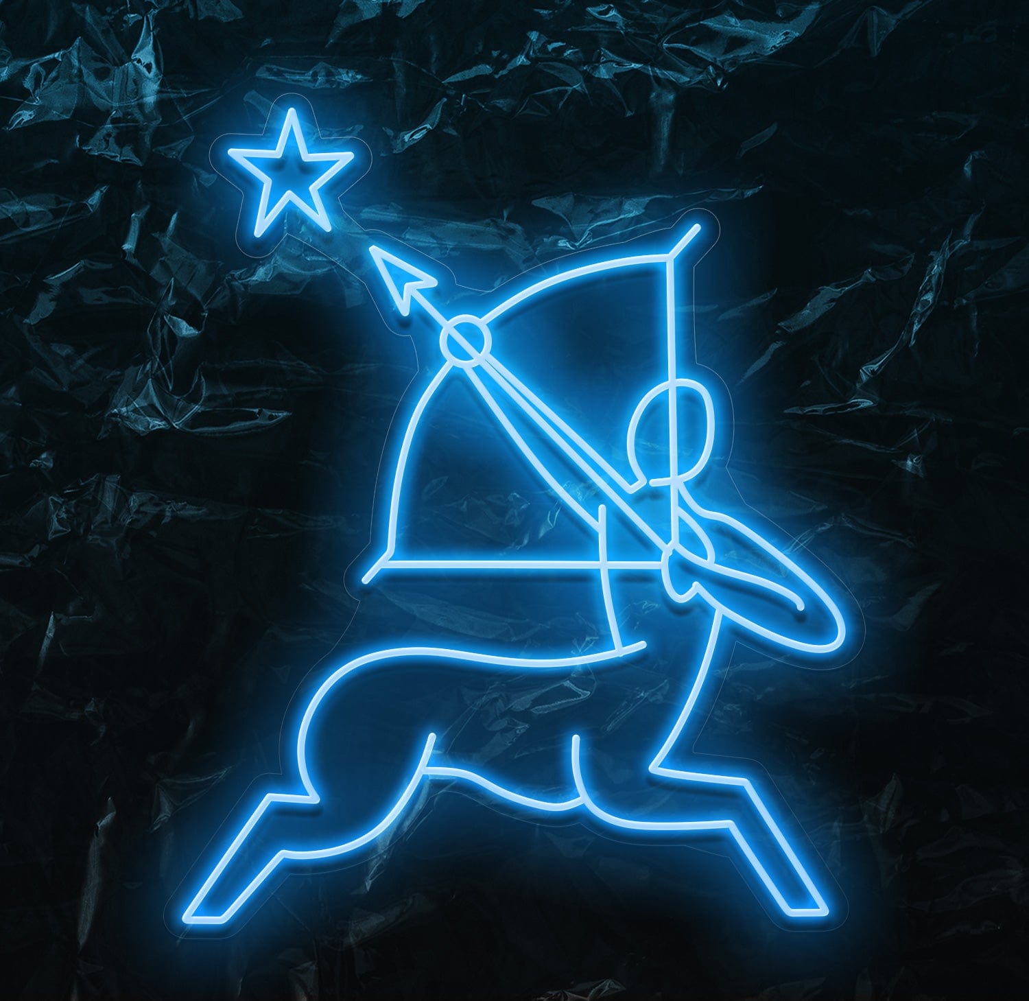 "Pfeilschütze" LED Neonschild - NEONEVERGLOW
