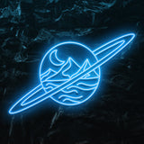 " Welt" LED Neonschild - NEONEVERGLOW