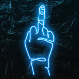 " Finger" LED Neonschild - NEONEVERGLOW