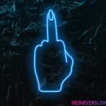" Woman Finger" LED Neonschild - NEONEVERGLOW