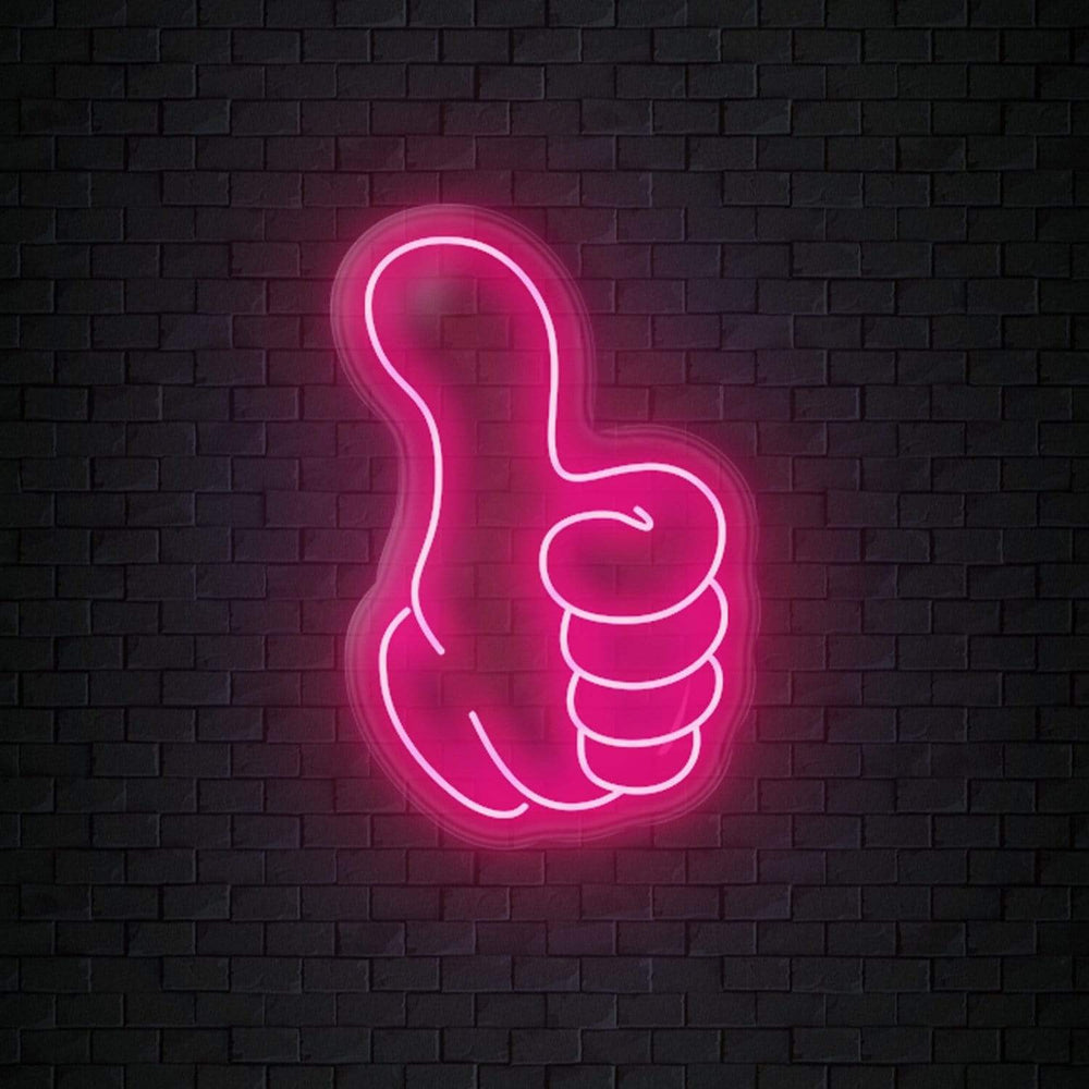 "Thumps Up" Neonschild Sign Schriftzug - NEONEVERGLOW