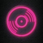 "DVD Musik" LED Neonschild Sign - NEONEVERGLOW