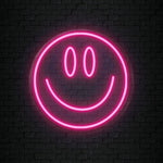 "Smile Lächeln" LED Neonschild Sign Schriftzug - NEONEVERGLOW
