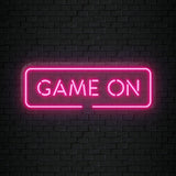 "Game On" LED  Neonschild Sign Schriftzug - NEONEVERGLOW