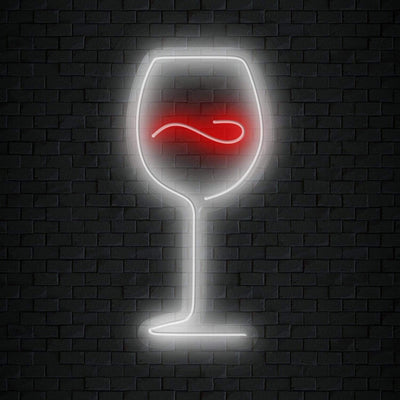 " Cocktail Wine" Neonschild Sign Schriftzug - NEONEVERGLOW
