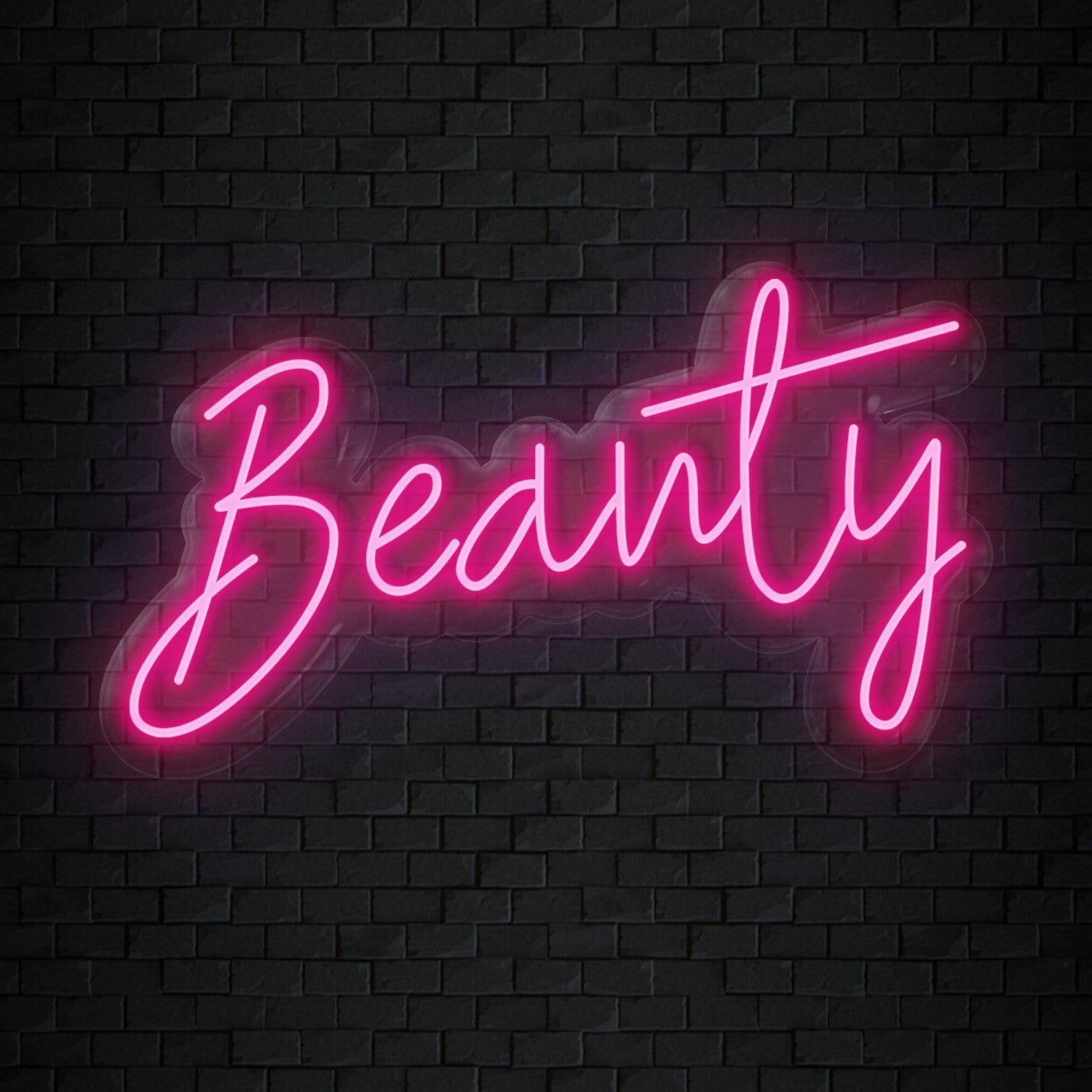 "Beauty" LED Neon Sign Schriftzug - NEONEVERGLOW
