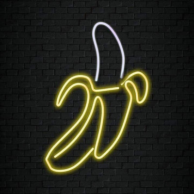 " Banane" Neonschild Sign Schriftzug - NEONEVERGLOW