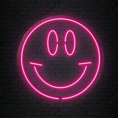 "Lächeln Smile" Neonschild Sign Schriftzug - NEONEVERGLOW