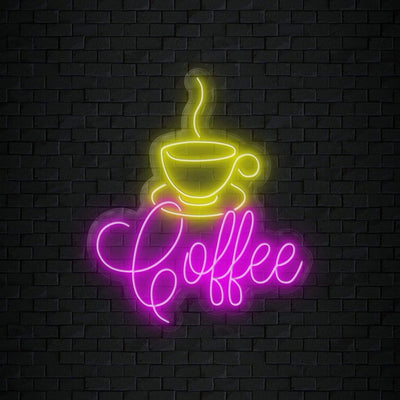 "Coffee" Neonschild Sign Schriftzug - NEONEVERGLOW