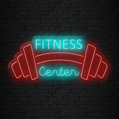 "Fitness Center " Neonschild Sign Schriftzug - NEONEVERGLOW