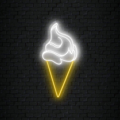 " Ice Cream" Neonschild Sign Schriftzug - NEONEVERGLOW