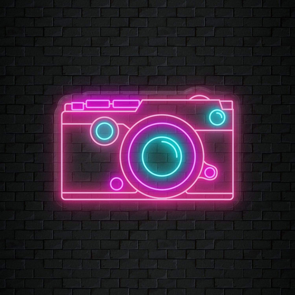 "Fotografie Kamera" Neonschild Sign Schriftzug - NEONEVERGLOW