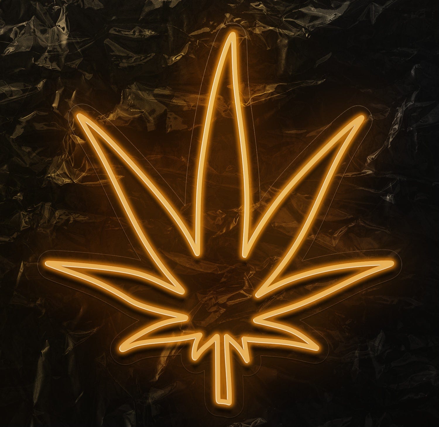 " Blatt" LED Neonschild - NEONEVERGLOW