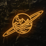 " Welt" LED Neonschild - NEONEVERGLOW