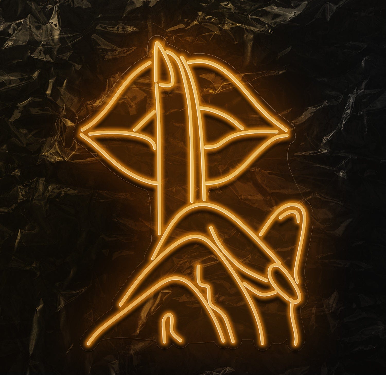 " Lippe Frau" LED Neonschild - NEONEVERGLOW