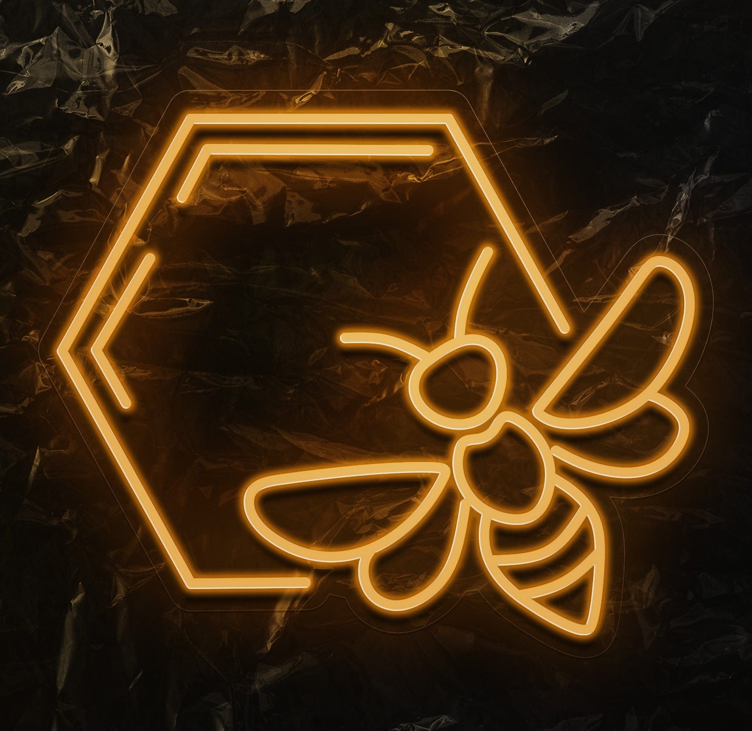 " Biene " LED Neonschild - NEONEVERGLOW