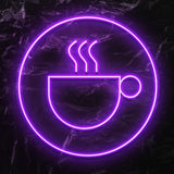 " Kaffee Cappucino" LED Neonschild - NEONEVERGLOW