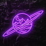 " Welt" LED Neonschild - NEONEVERGLOW