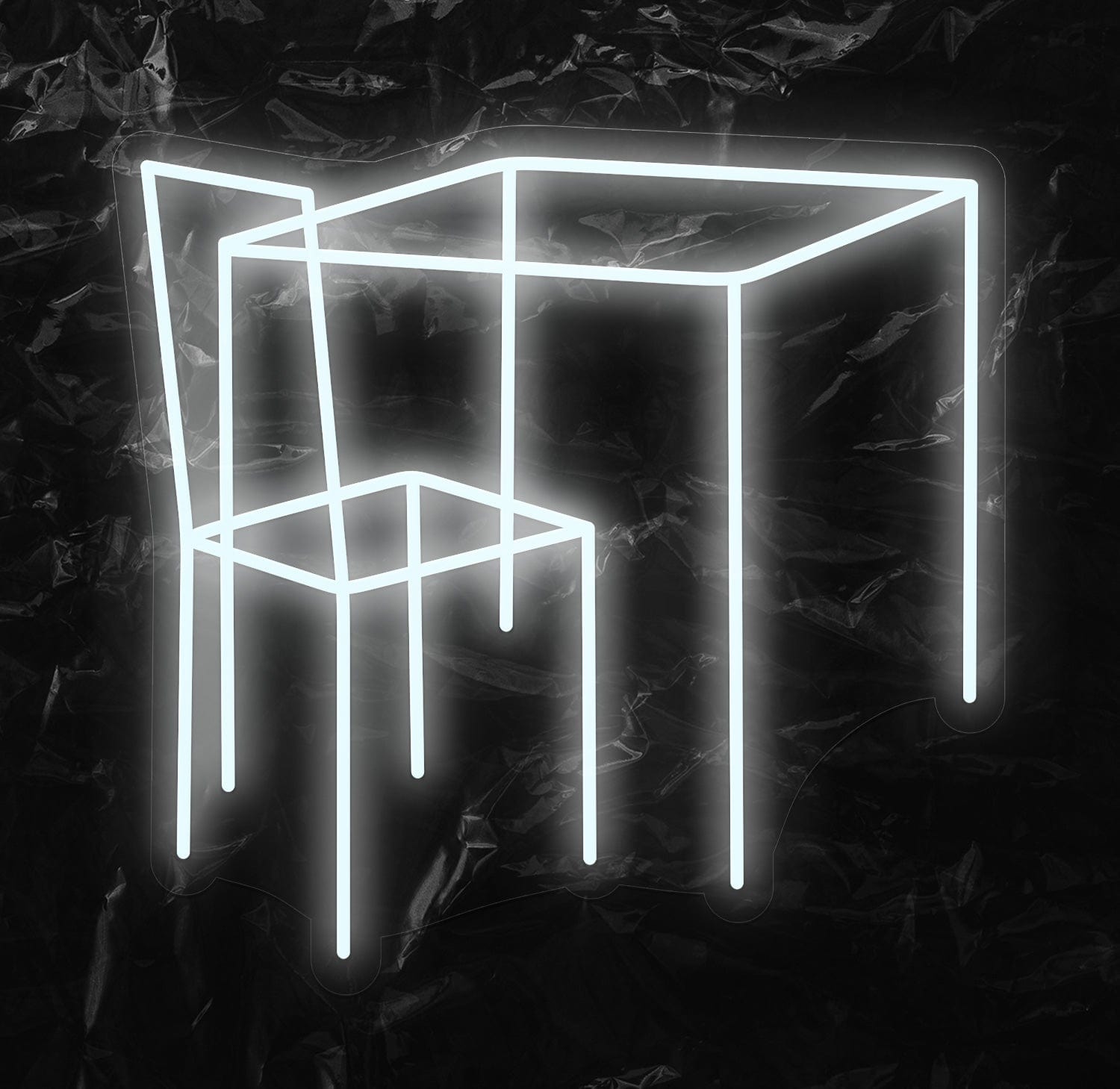 " Stuhl" LED Neonschild - NEONEVERGLOW
