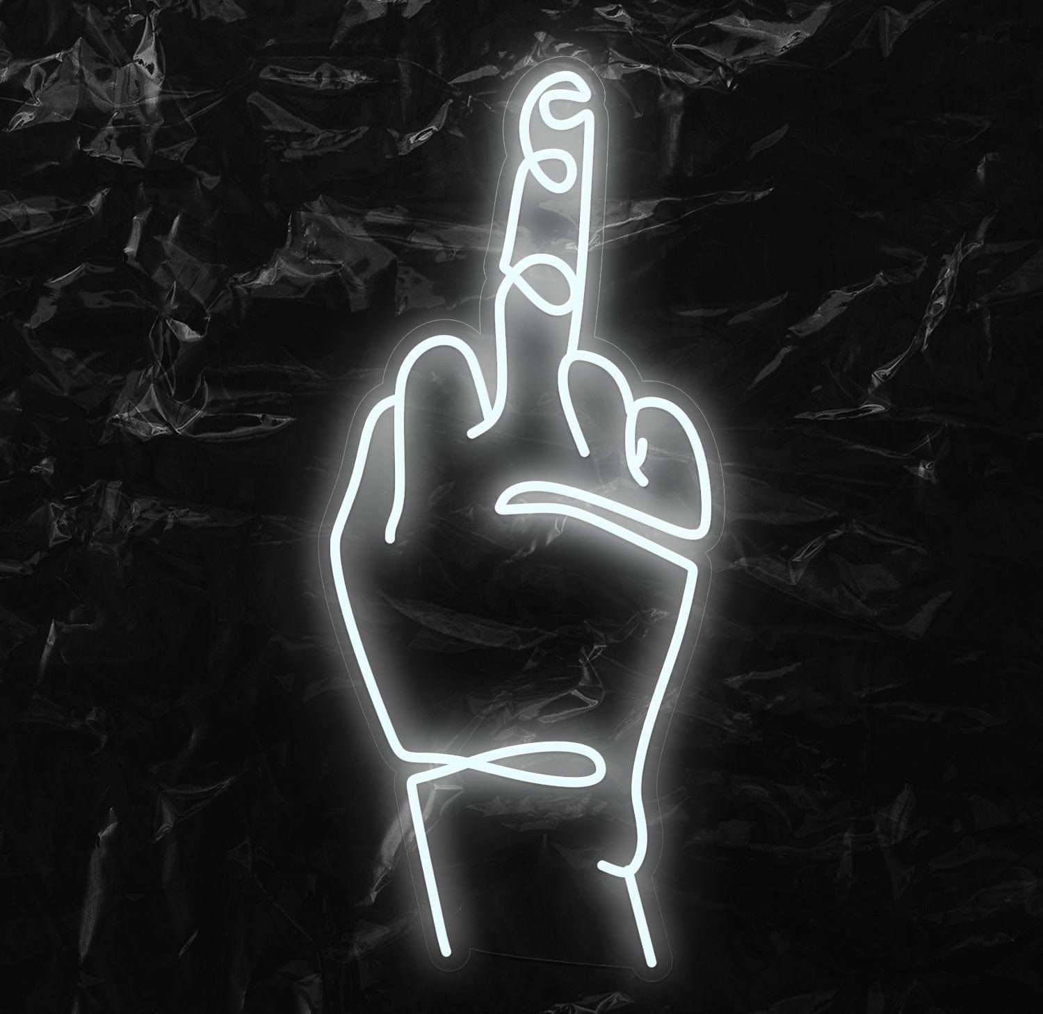 " Finger" LED Neonschild - NEONEVERGLOW