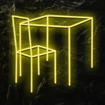 " Stuhl" LED Neonschild - NEONEVERGLOW