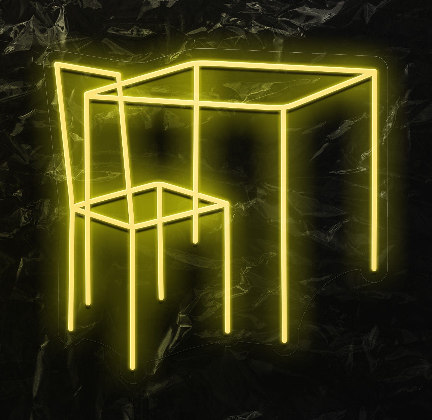 " Stuhl" LED Neonschild - NEONEVERGLOW