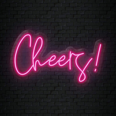 "Cheers" Neon Sign Schriftzug - NEONEVERGLOW