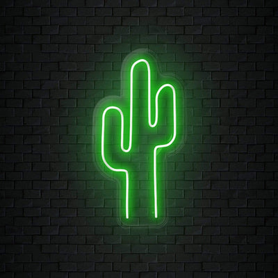"Kaktus" Neonschild Sign Schriftzug - NEONEVERGLOW