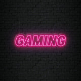 "Gaming" LED Game Neonschild Sign Schriftzug - NEONEVERGLOW