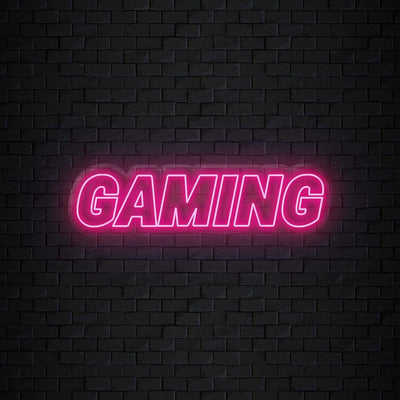 "Gaming" Game Neonschild Sign Schriftzug - NEONEVERGLOW