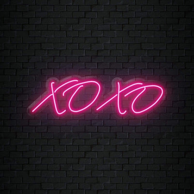 " Xo Xo" Neonschild Sign Schriftzug - NEONEVERGLOW