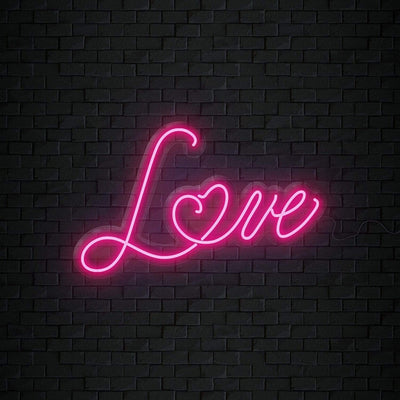 "Love" Neonschild Sign Schriftzug - NEONEVERGLOW